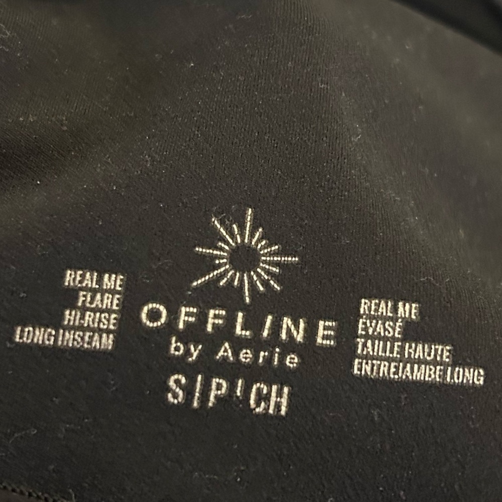 Aerie Offline Crossover Flare Leggings - High Rise - Picture 2 of 2